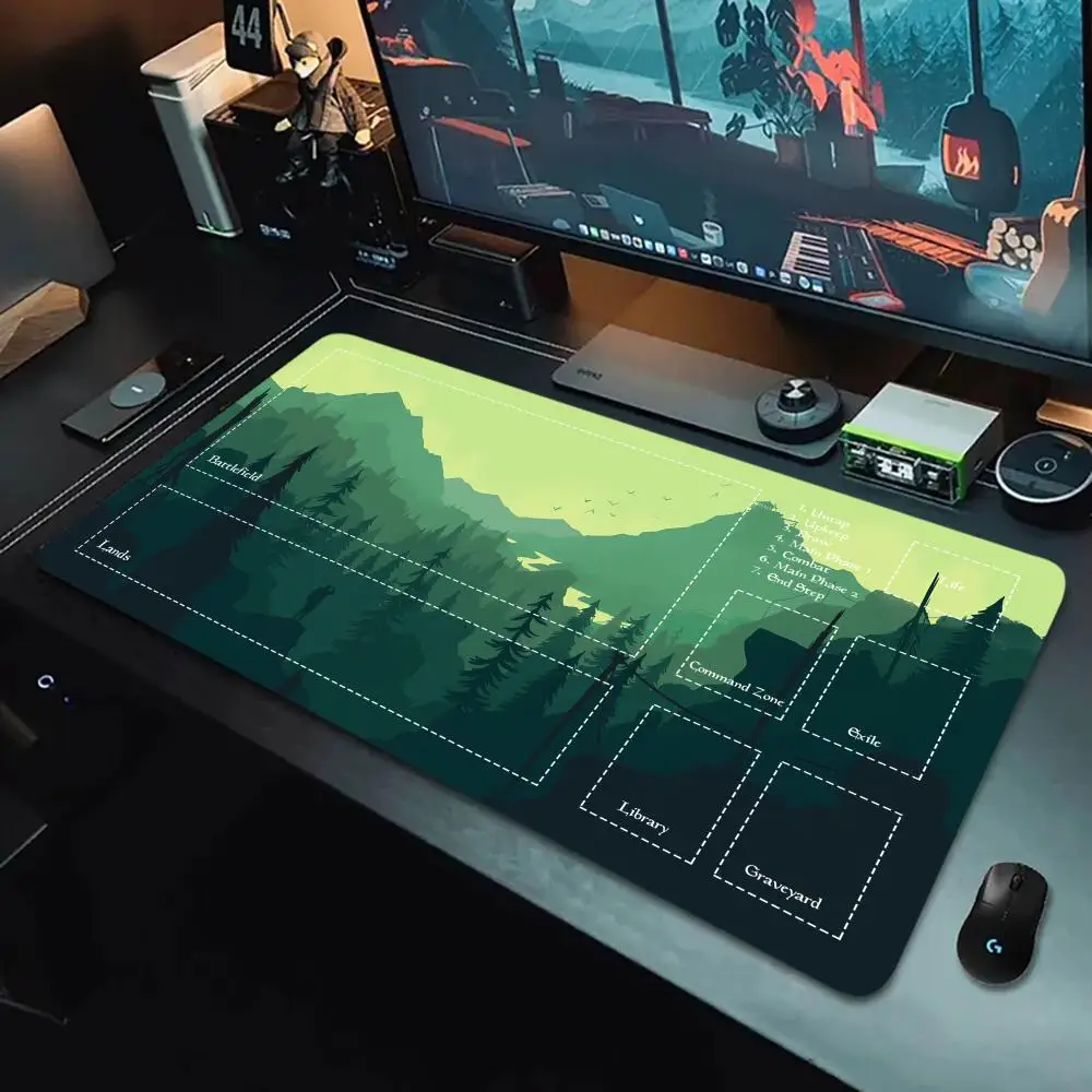 

MTG Card Mouse Pad Large Computer Office Game Table Mat XXL Rubber Anti-slip Gaming Keyboard Mousepad Long Desk Pads
