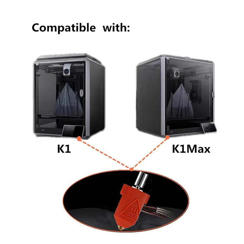 K1 Heater Kit 300℃ High Temperature 60W Heating High Speed Printing Suitable For Creality K1/K1 MAX 3D Printer