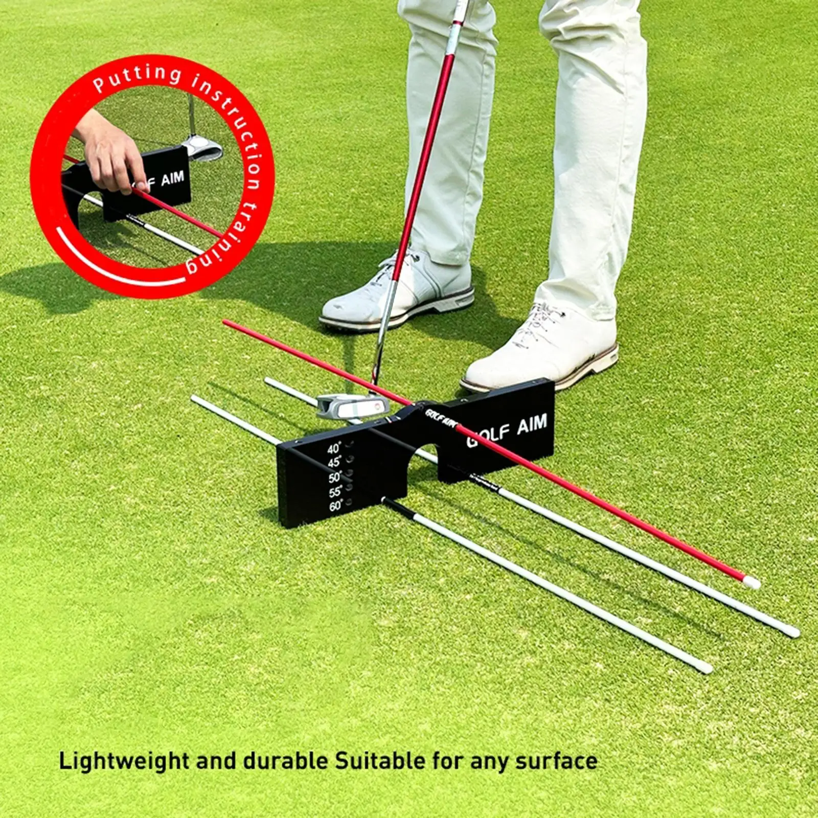 

Golf Training Aid Golf Alignment Trainer for Golfer Women Men Professional