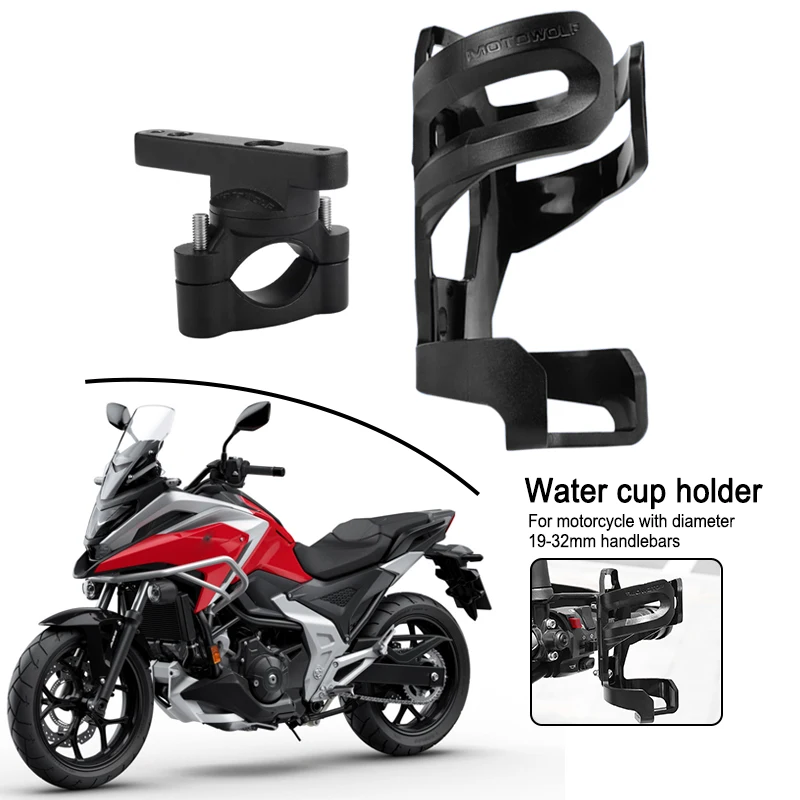 

NC750X Crash Bar Water Bottle Motorbike Guard Drinking Cup Bracket Holder For Honda NC 750X NC700X NC750S NC700S NC750 S NC 700X