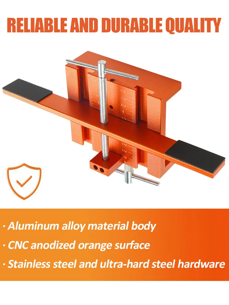 Cabinet Door Mounting Jig Aluminum Cabinet Door Installation Support Fixed Clip