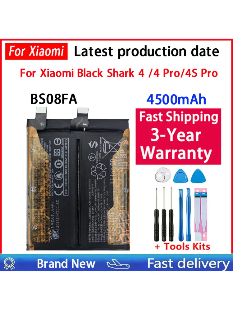 Bateria zamienna BS08FA do Xiaomi Black Shark 4 Pro 4Pro / 4S Pro 4SPro PRS-H0 PRS-A0 5RS KSR-A0 — zdjęcie produktu 6