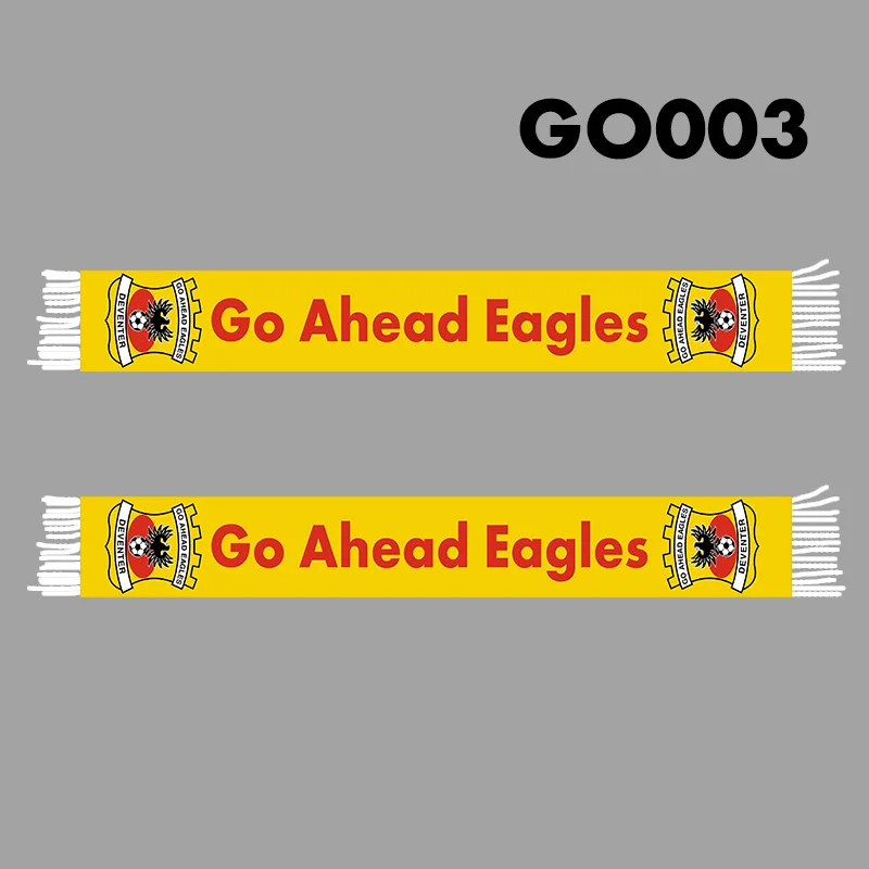 18x145cm Size Holland Go Ahead Eagles Knitted Scarf for Fans GO003