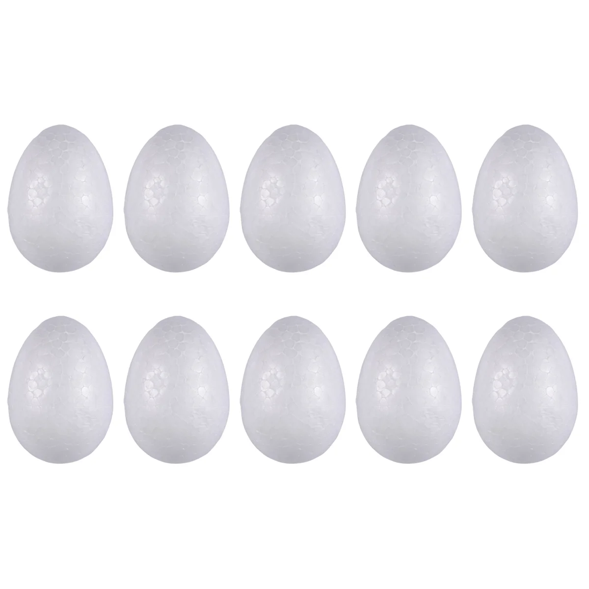 10 eggs 6 cm white Easter Egg decorative egg for painting or sticking