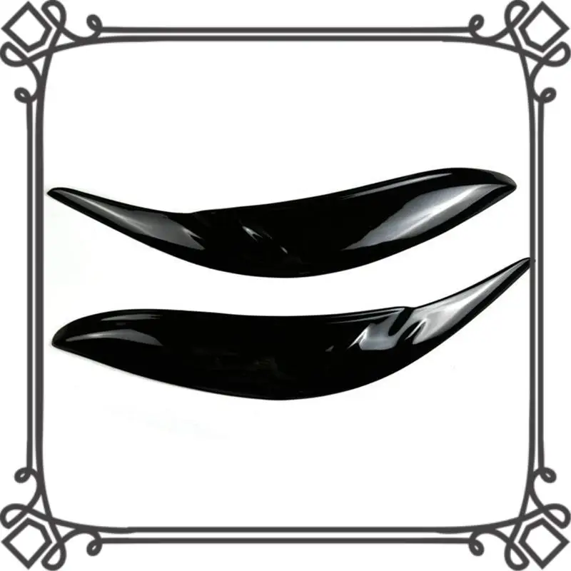 

Q2-Car Resin Headlights Eyebrow Eyelid Trim Cover Sticker Car Styling Accessories For Toyota Sienna LE SE 2011-2020 Parts