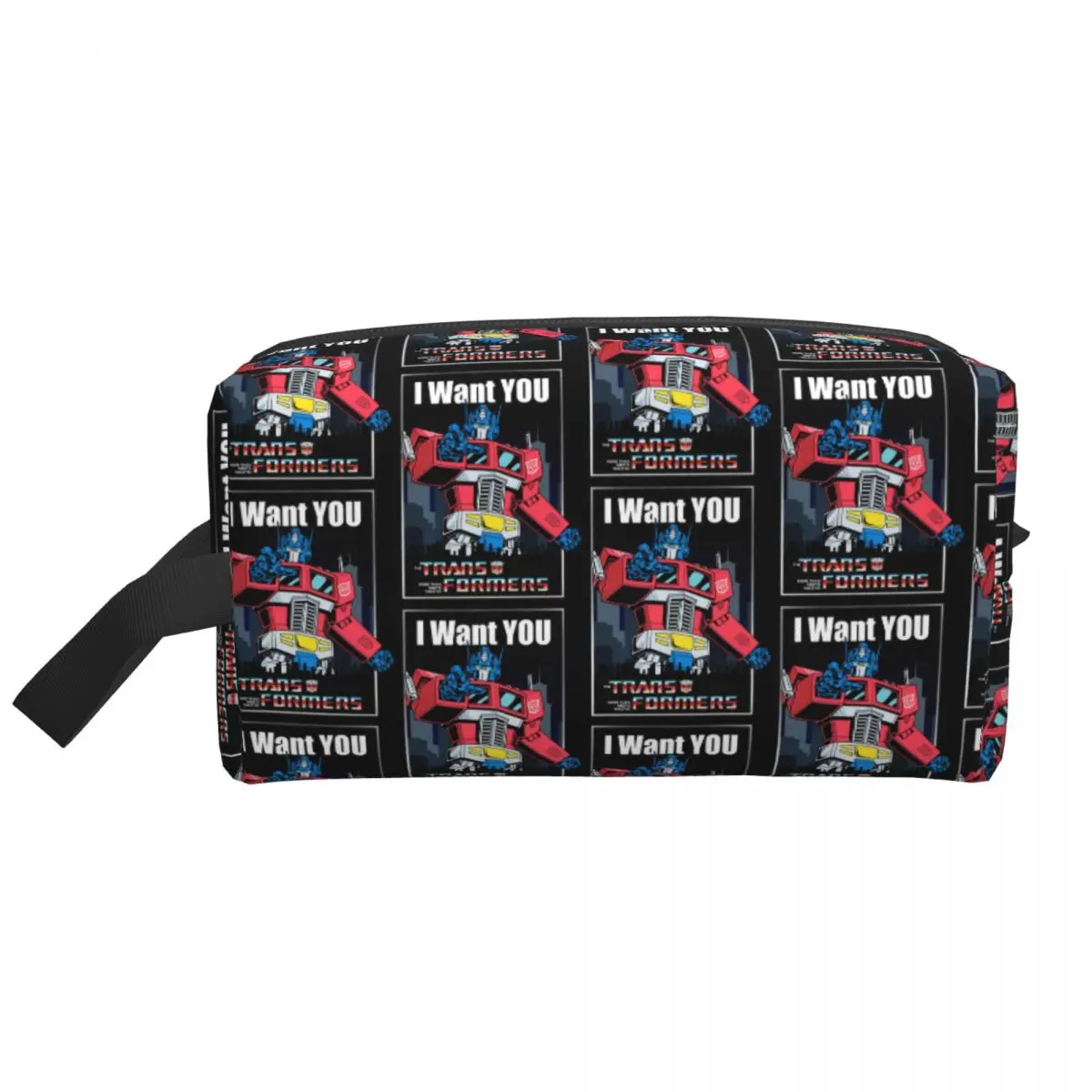 オプティマスプライム女性化粧品バッグトラベルメイクアップオーガナイザーポーチトイレタリー収納 Dopp キットケース鉛筆ケース