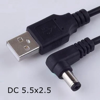 ADT-Link 電源ケーブル USB to DC 4.0mm x 1.7mm 2.0x0.6mm 2.5x0.7mm 3.5x1.35mm 5.5x2.1mm 5.5x2.5 2A 5V充電器用コネクタケーブル