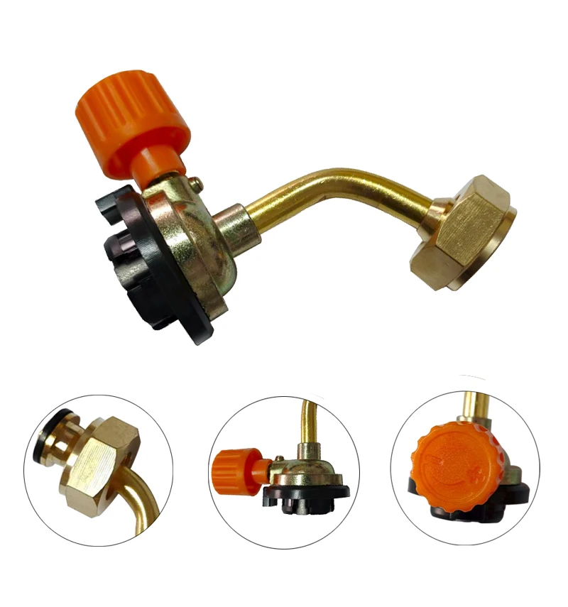 أوروبا البيوتان اسطوانة خزان عبوة صمام شحن محول مباشر للتخييم في الهواء الطلق نزهة اسطوانة غاز ملء الملحقات #1