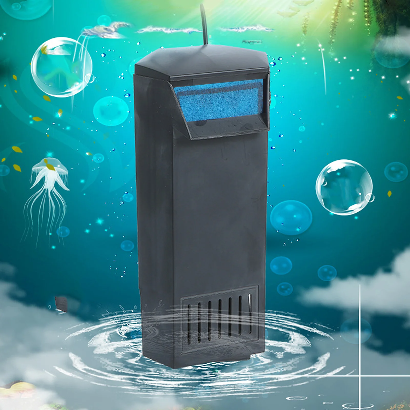 

3Pcs Filter Carbon Board Strong Filtration Sponge for Aquarium Water Filter Internal External Fish Tank Supply Tool