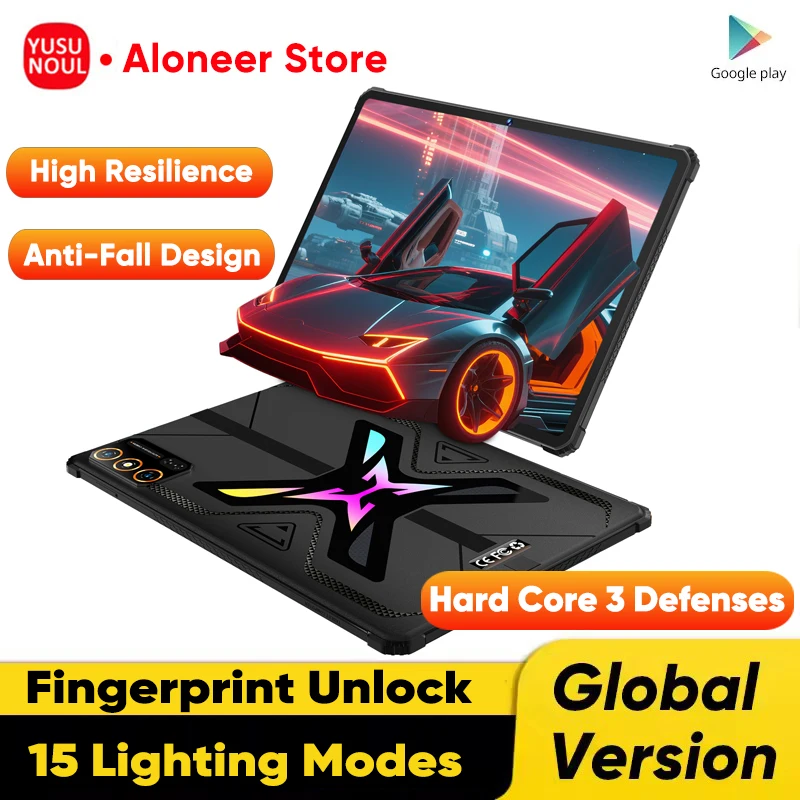 Design legal 10.1 Polegada android 14 google play gps bluetooth wifi 4g chamada telefônica 8800mah 8gb ram 128gb rom abas câmera dupla presente