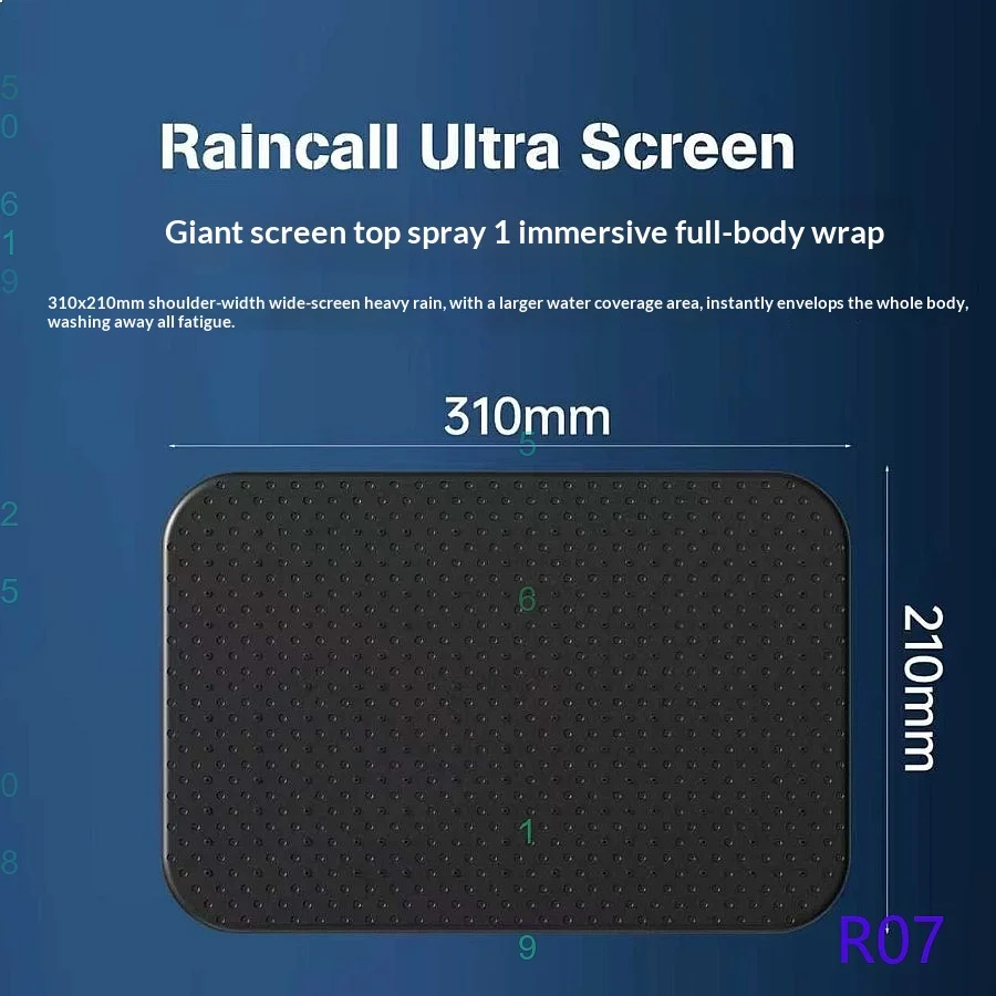 High‑Pressure Multi‑Function Handheld Shower Head Set, Rain Spray Nozzle for Home Bathroom Use