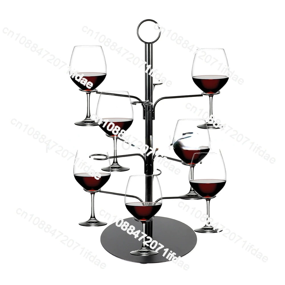 INTELLIGENT 3 Tier Wine Glass Holder Freestanding Tabletop Storage Rack Cocktail Glass Tree Display Stand