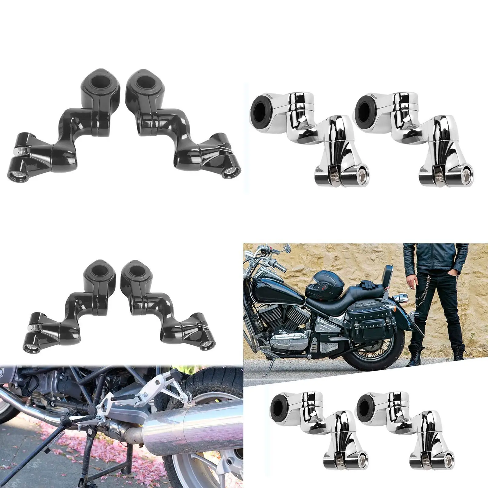 

Регулируемые подножки шоссе для аксессуаров для защиты двигателя 1,25 дюйма