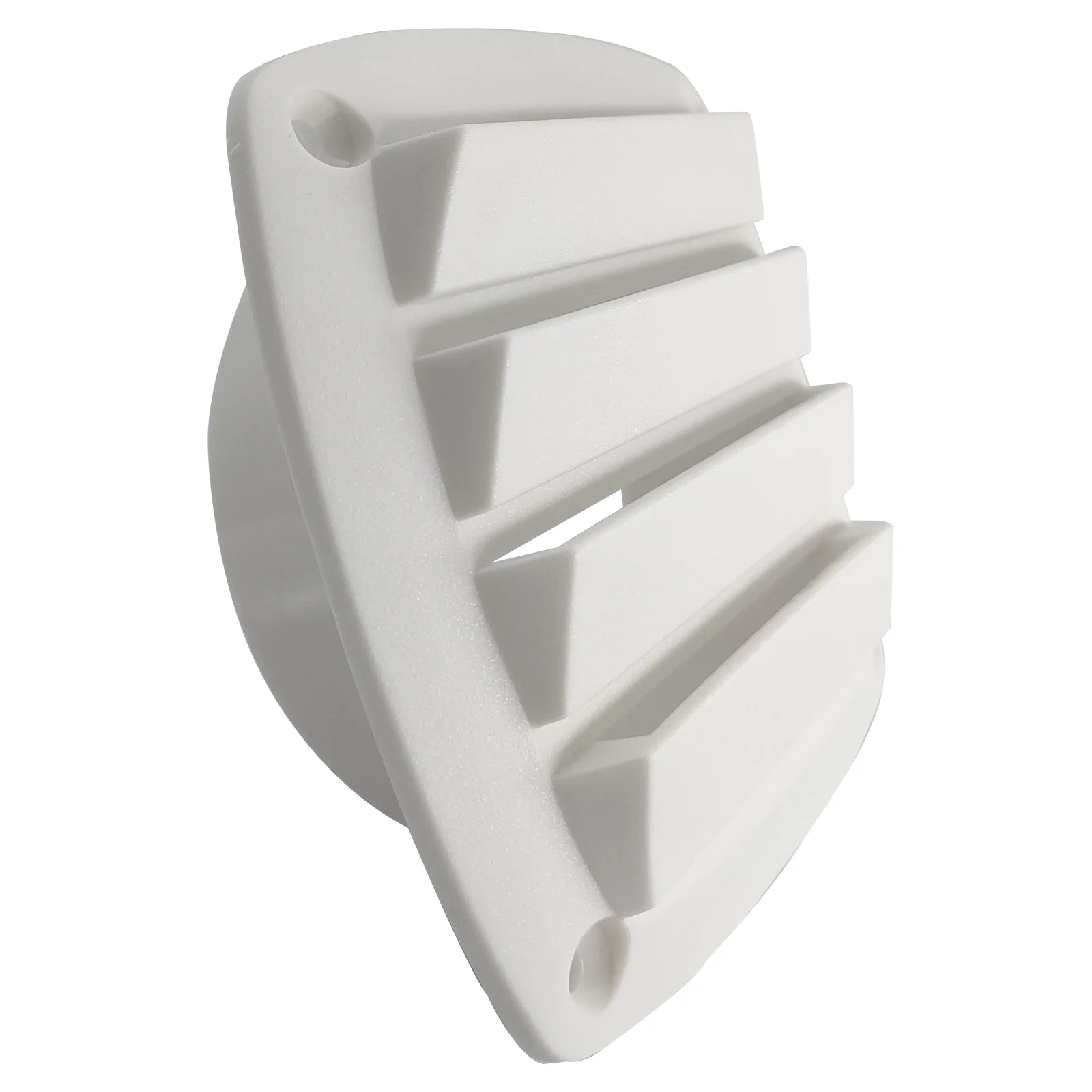 Boat 127mm White Nylon Hose Vent Grill Ventilation Outlet Mount Louvered for Marine Yacht Caravan Hardware