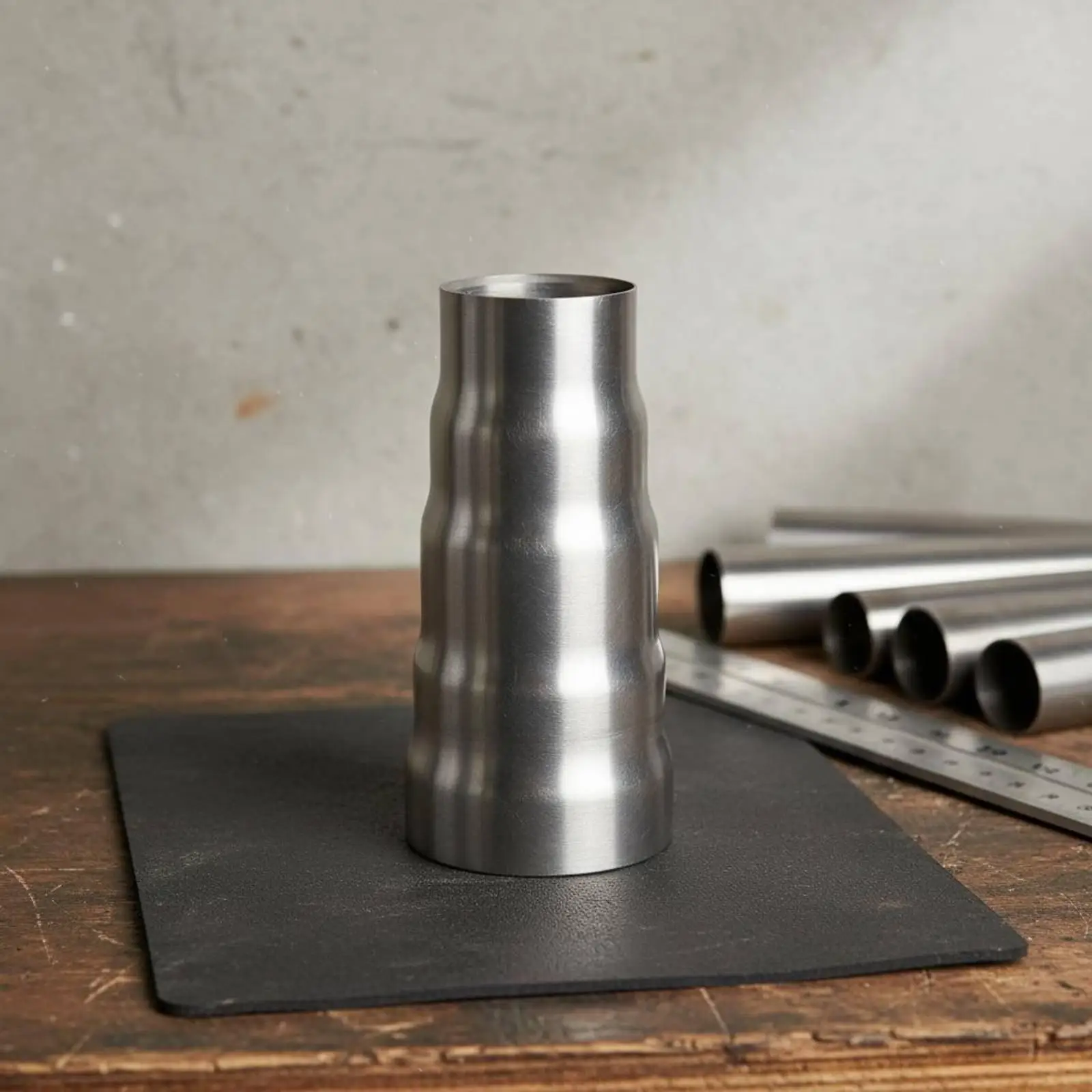 Stainless Steel Pipe Adapter Stainless Steel Exhaust Reducer Universal Fit Exhaust Pipe Reducer for Home Mechanics