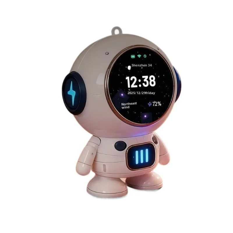 

HD Screen Display Plastic AI Large Model Doubao Deepseek /WiFi Speaker Clock Alarms Smart Creative