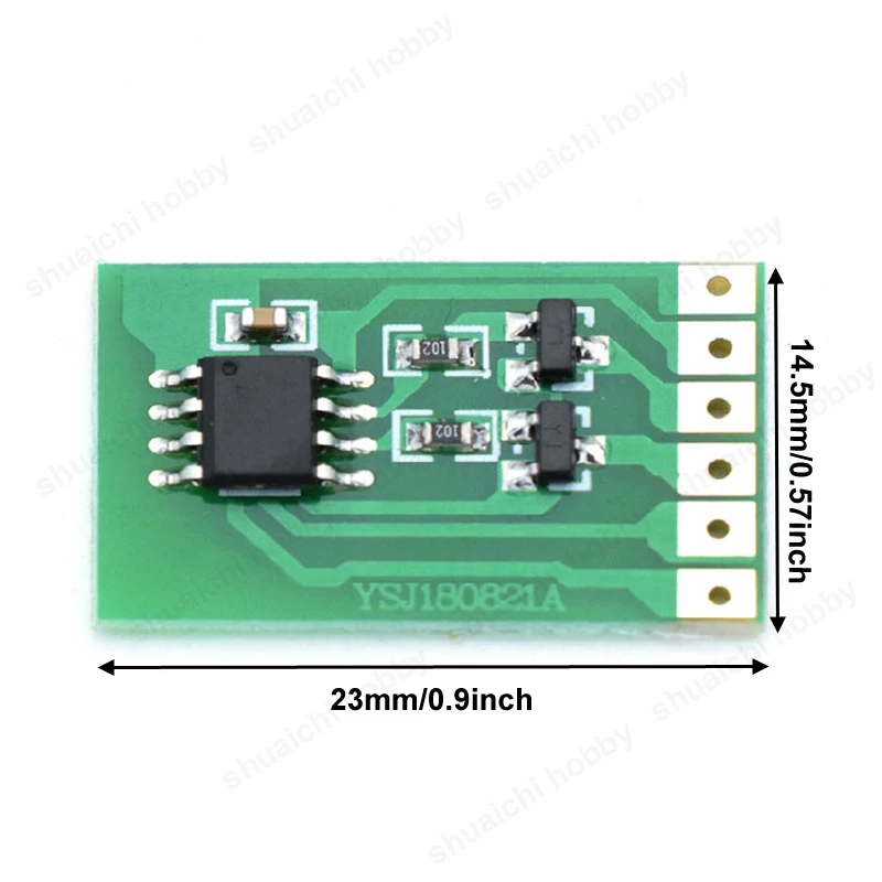 10PCS Speed Adjustable Strobe Light Module Two-way Light Button Switch High-Brightness Flashing for RC Car Model DIY Spare Parts