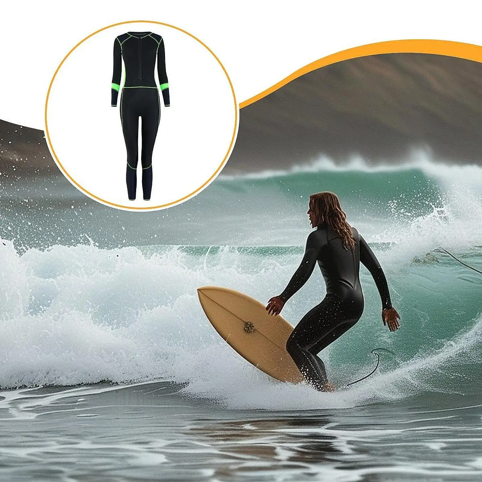 

Wetsuit Full Body Dive Skin Scuba Diving Suit for Women Swimming Snorkeling