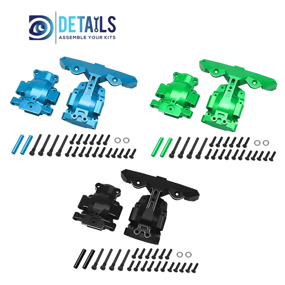 7075 Aluminum Front Gear Box For TRX MINI MAXX BL-2s 4WD Brushless Monster Truck 107154-1 Upgrade Parts