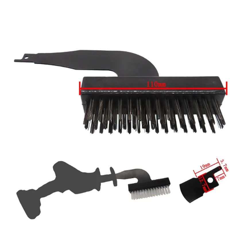 ​ Sega a sciabola Sega alternativa Testine universali Spazzola per rimozione ruggine e levigatura dei metalli Spazzole in nylon a filo elettrico