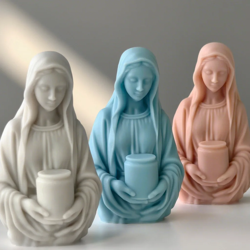 لتقوم بها بنفسك منحوتة الإنسان الشكل قالب من السيليكون اليدوية رائحة شمعة الجبس شكل حلية الحرف قالب الصابون شمعة صنع الإمدادات