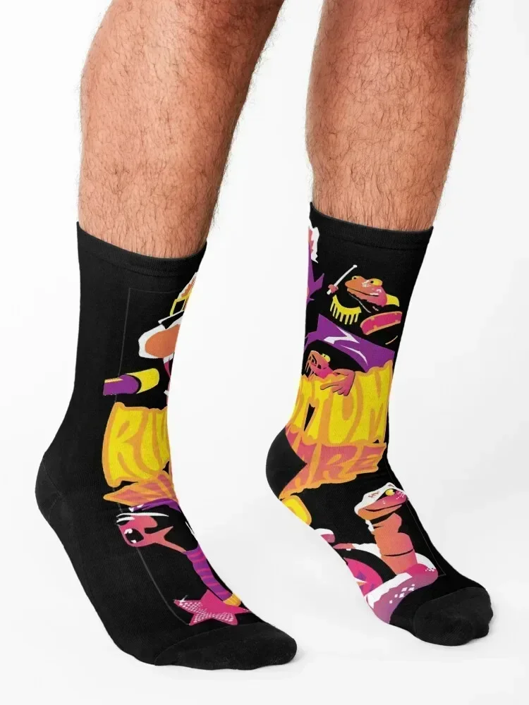 Emmet Otters Riverbottom Nightmare Band Socks FASHION anti slip football men cotton high quality Non-slip Socks Ladies Men's