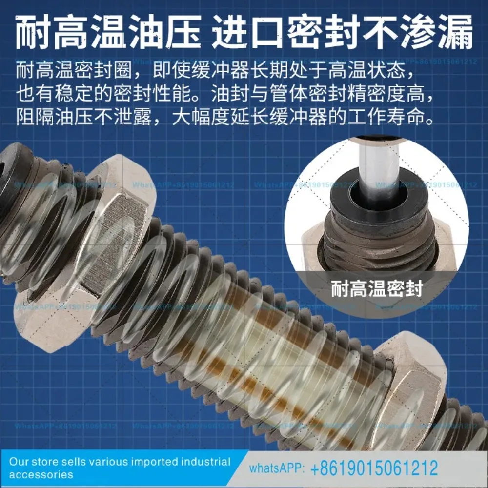 SMC Type RB Hydraulic Buffer RBC Hydraulic Damper Shock Absorber 0806 1007 1412 1210 2015