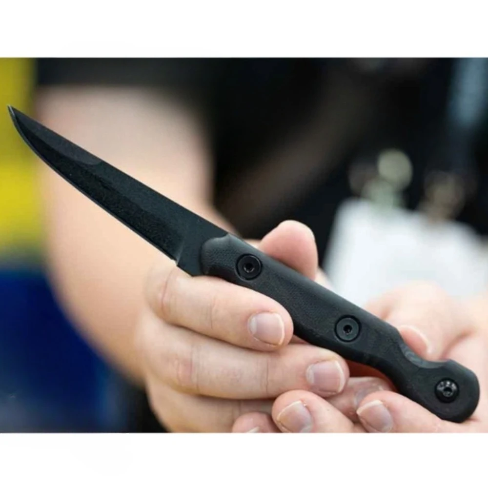 

Нож с фиксированным лезвием, легкий компактный нож для фруктов, ручка G10, лезвие 8Cr13Mov, инструменты для выживания и спасения на открытом воздухе с ножнами K