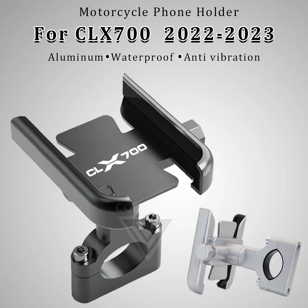 

Для CFMOTO CLX 700 Accesorios CF MOTO CLX 700 Adventure 700CLX спортивный держатель для телефона на мотоцикле, подставка из алюминиевого сплава