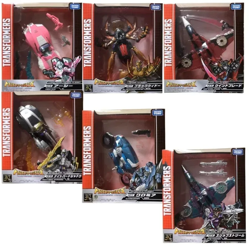 In Stock Takara Tomy Transformers LG10 Alcyone Wind Blade Arcee Chromia Anime Action Figure Model Collect Hobbies Toys Gift