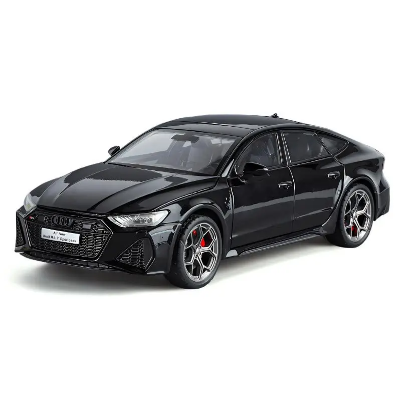 

Машинка-модель AUDI RS7 из сплава, масштаб 1:24, с открывающимися 6 дверями, светом и музыкой, для мальчиков, коллекционная, забавная
