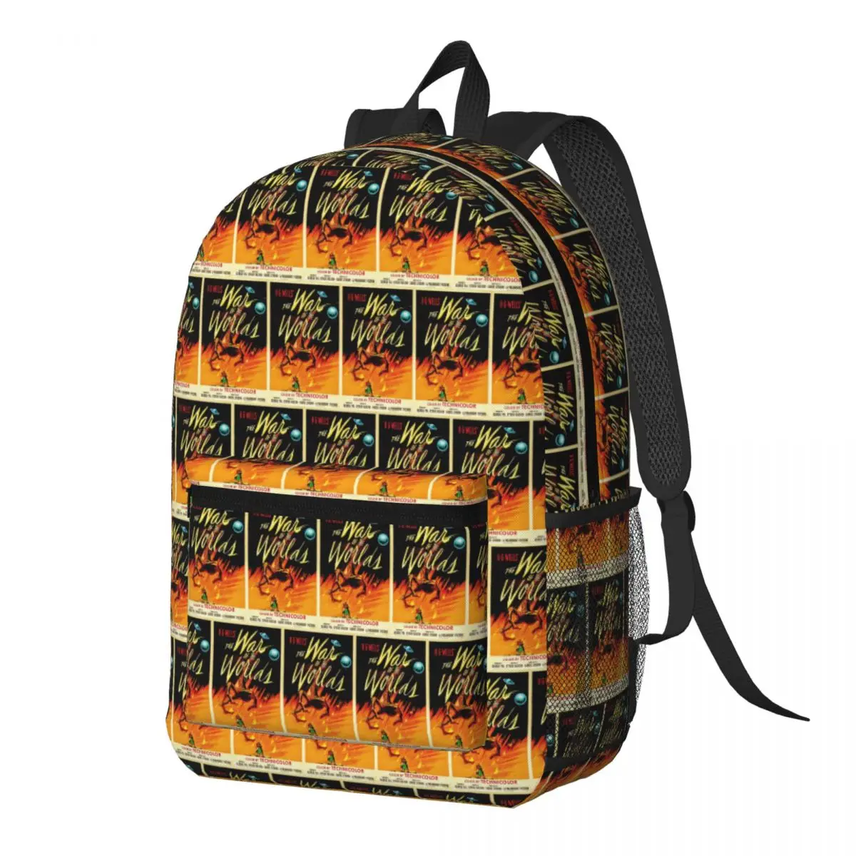 

War Of The Worlds Backpack Daypack Large Capacity Kids BookBag School Bag Shoulder Bags for Men Women