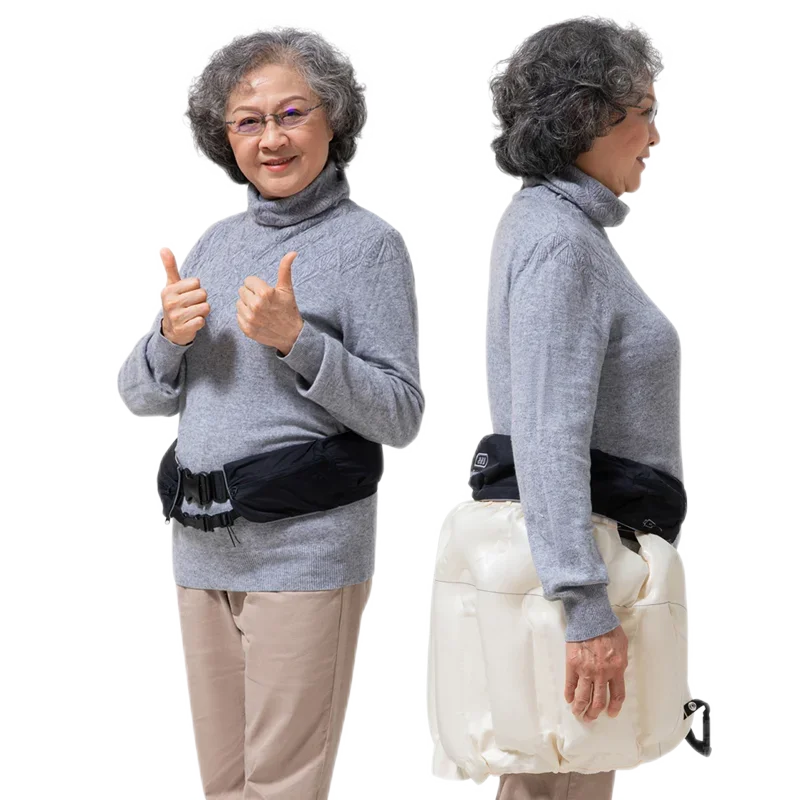 Middle-Aged and Elderly Anti-Fall Airbag Belt Hip Joint Protection for Elders Can Be Reused Need to Replace Gas Tank