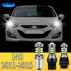 2pcs Dual Mode LED Turn Signal+Daytime Running Light DRL Accessories For Hyundai i40 2011-2015 2012 2013 2014