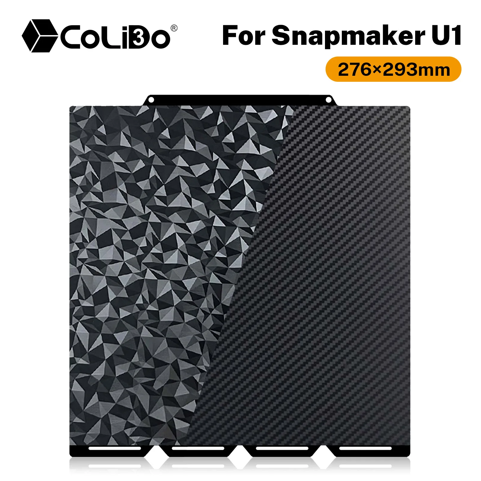 

For Snapmaker U1 Plate PET Carbon Fiber PEO Diamond Steel Plate High Quality Spring Steel Sheet For Snapmaker 3D Printer