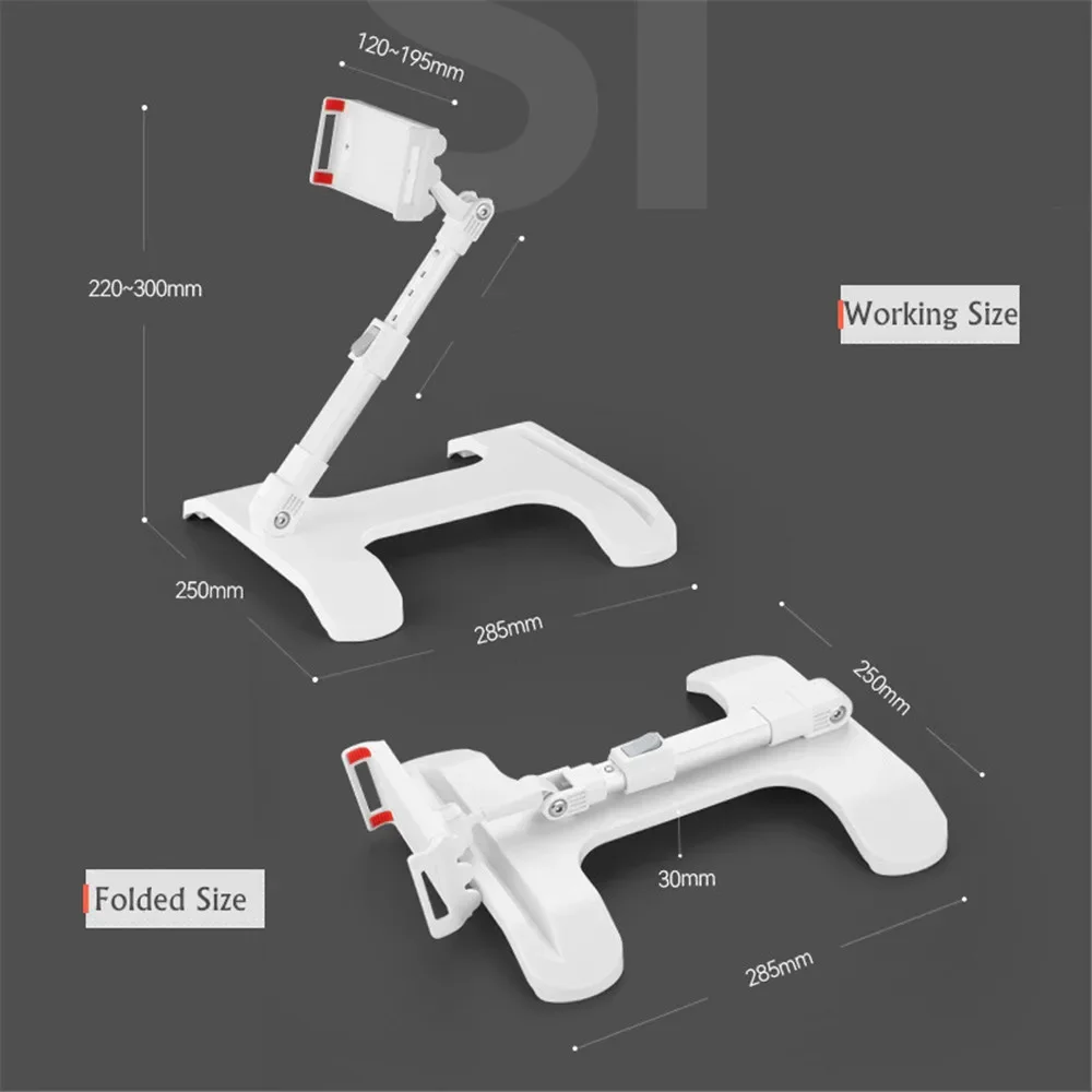 Imagem -04 - Bed Suporte de Telefone Celular Rotativo Suporte Tablet Desktop Viagem Universal Tab Car Outdoor Mount Stand 47 a 11 Ajustável