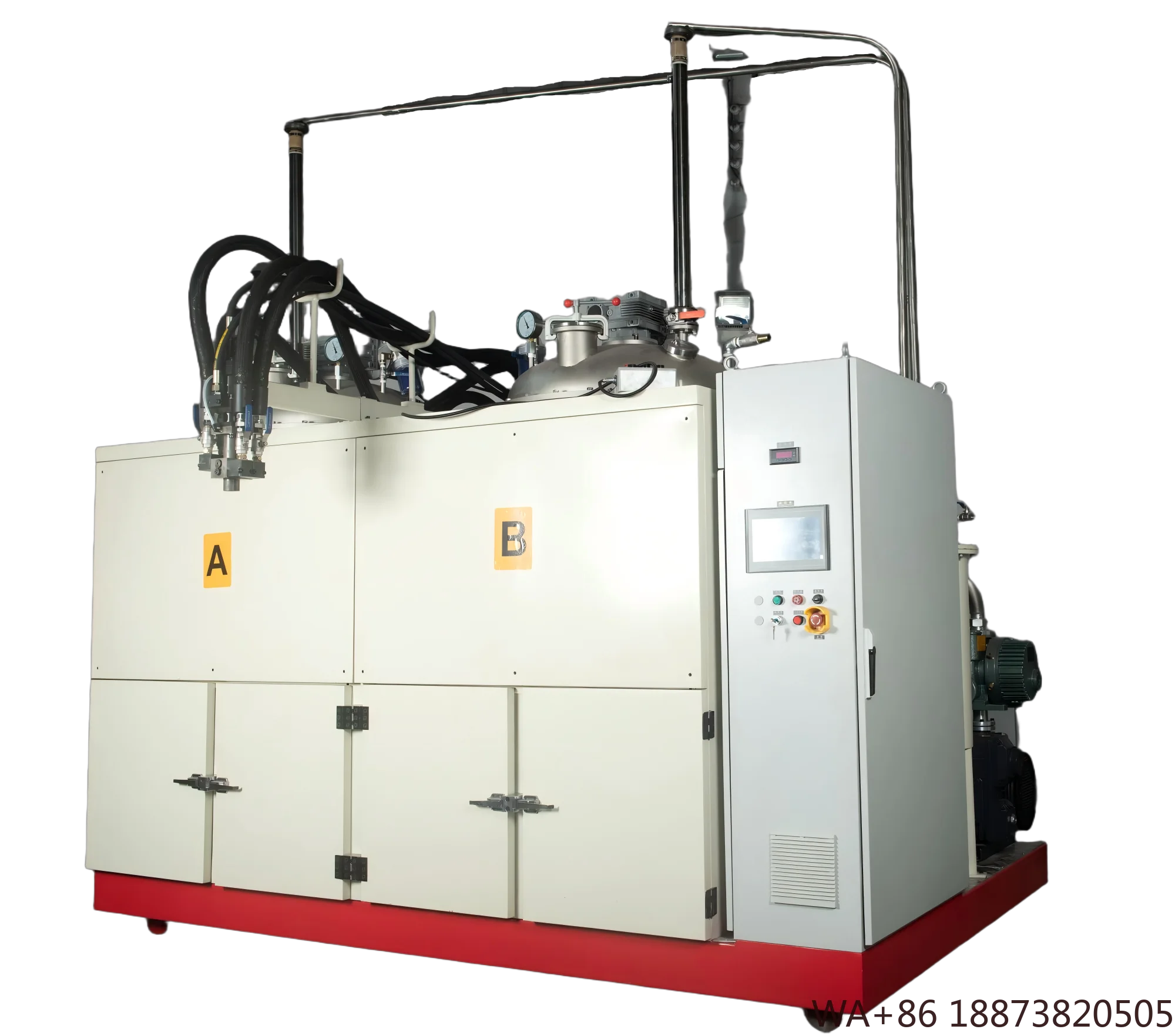 مضخة المحرك 380 فولت مصنع جديد توريد آلة صب النايلون البولي يوريثين MC الأوتوماتيكية مع تحمل قاطع المنتج المخصص PLC #2