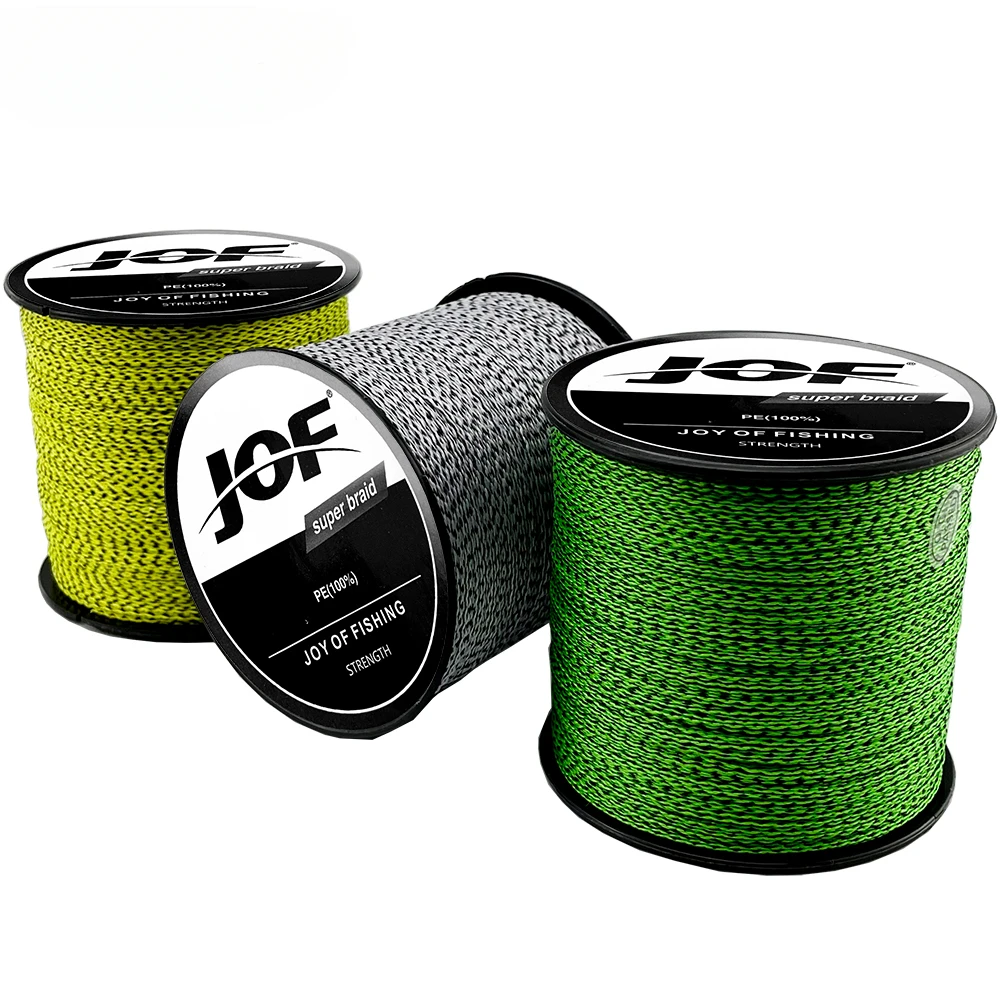 JOF Japan Extreme Thin 4 Strands Braided Fishing Line 300M Super Strong PE Multifilament Line Smooth Saltwater Carp Fishing Wire