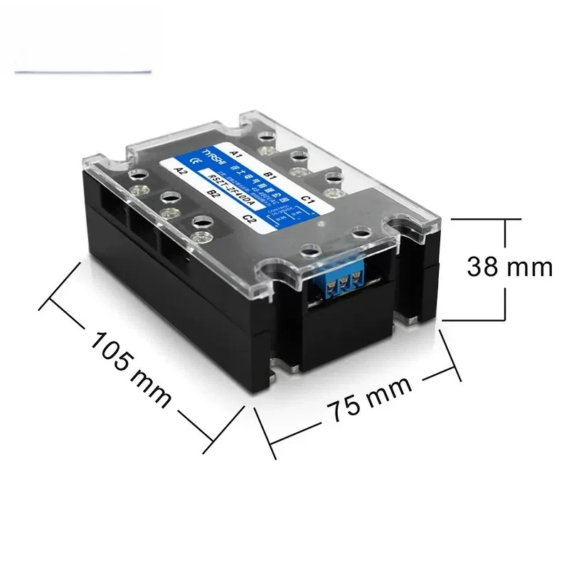 Three-phase motor forward and reverse module 380V DC control AC 25A80A AC control AC 60A40A