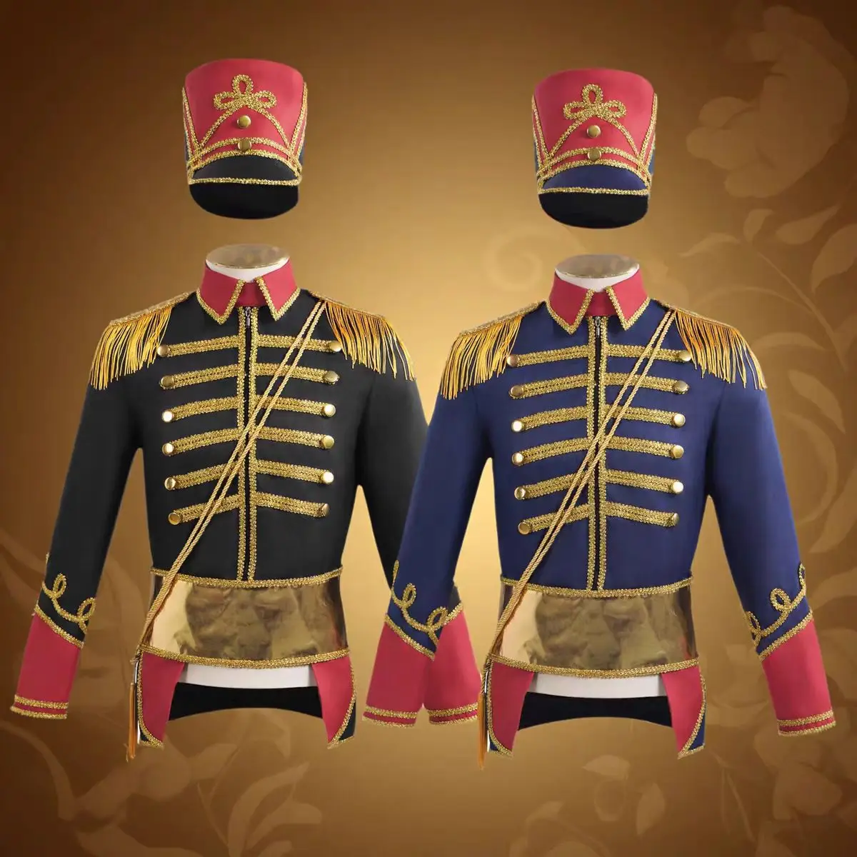 

Royal Vintage Court Guard Uniforms British Royal Costumes Stage Show Performer Outfits Circus Performance Clothing