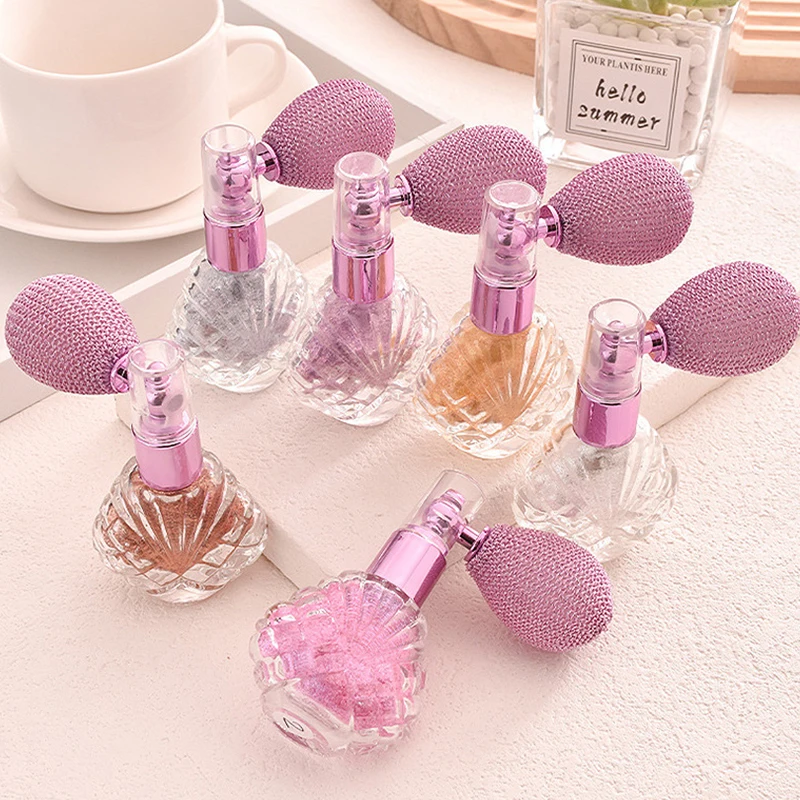 Parelachtige glans markeerstiftspray, fijne glittermist voor lichaam en haar, perfect voor toneelfeesten, bruidsmake-up, langdurige uitstraling