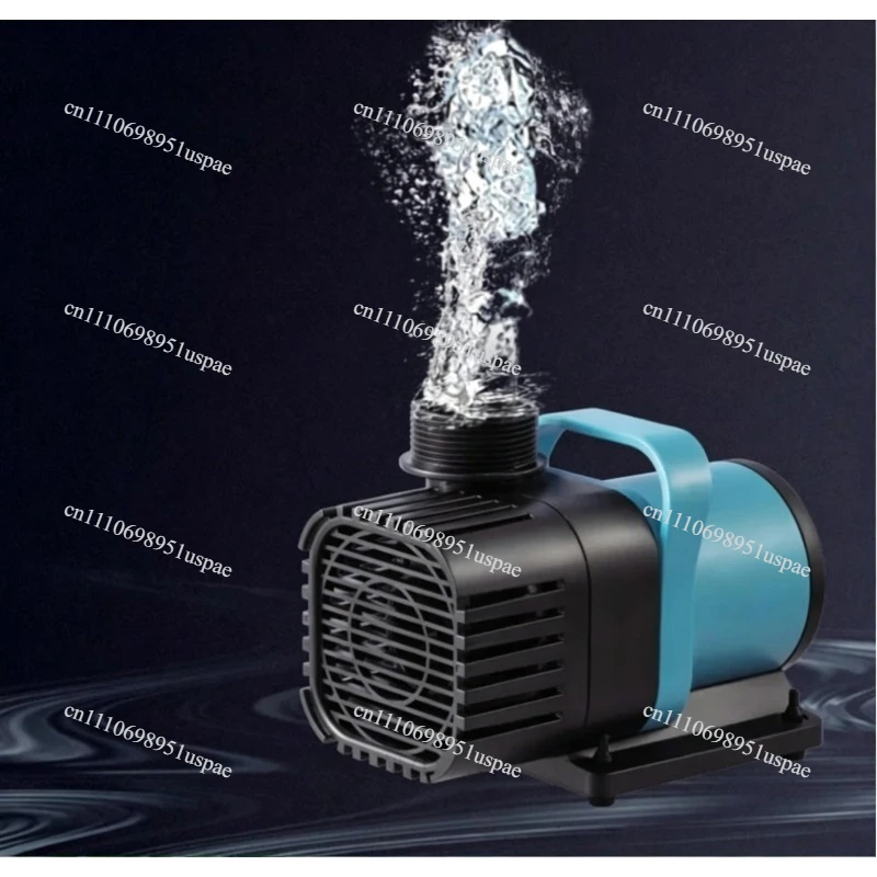 Ultra Quiet Submersible Water Pump, Variable Frequency 1200L/H Aquarium Pump for Pond Hydroponics Tank Filter