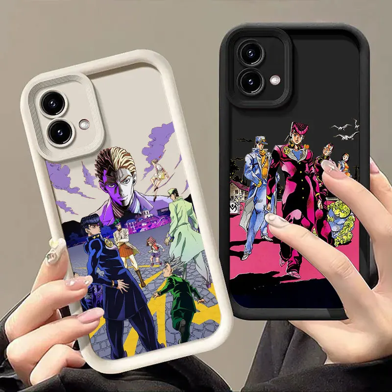 

JoJos Bizarre Adventure Phone Case For Motorola Moto Edge 60 50 Fusion 40 NEO G85 G84 G75 G54 G53 G35 G34 G22 G15 G14 E22 Cover
