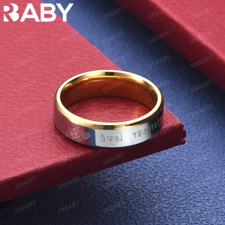 

Кольцо URBABY из стерлингового серебра 925 пробы с гравировкой букв, креативный подарок, универсальное украшение для вечеринок и повседневной носки