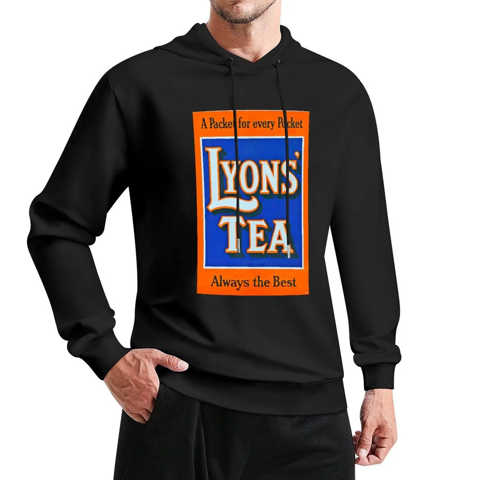 

Vintage Lyons Tea enamel advert sign Pullover Hoodie anime clothing new hooded tee