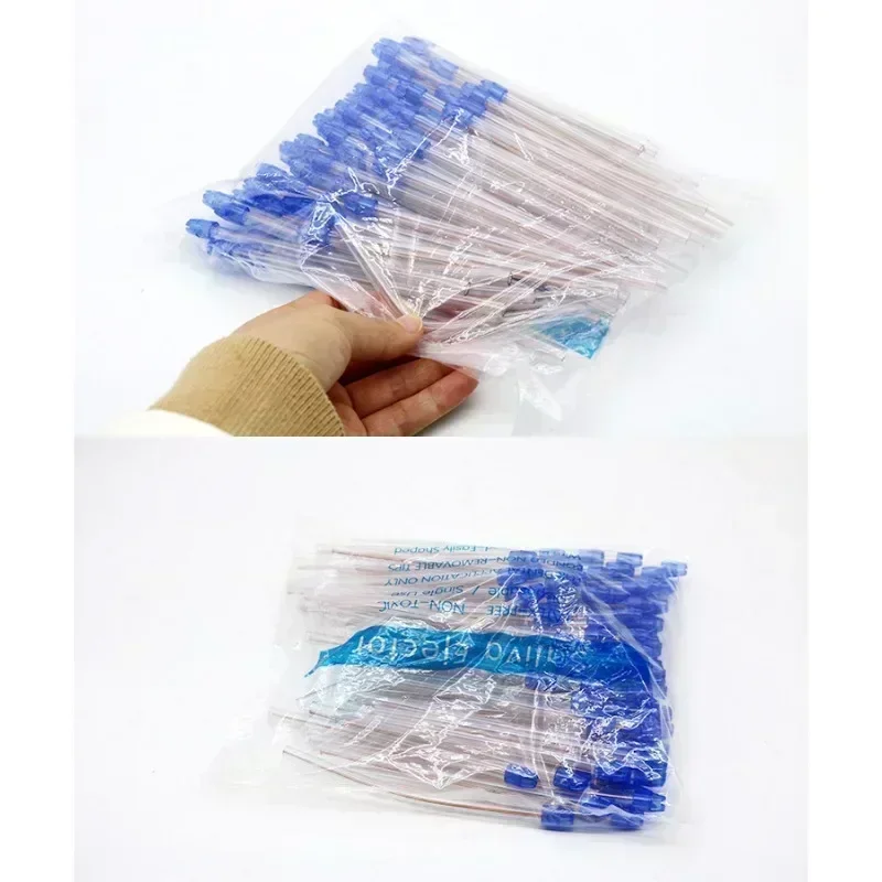 Disposable Dental Saliva Injector Dental Slender Straw Aspirator Dental Oral Care Clinic Tools