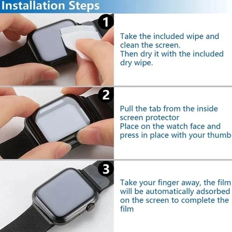 HD Watch Cover Film for Huami Amazfit Bip 6 Bip5 Bip3 3Pro/BipU/UPro Full Coverage Protective Film