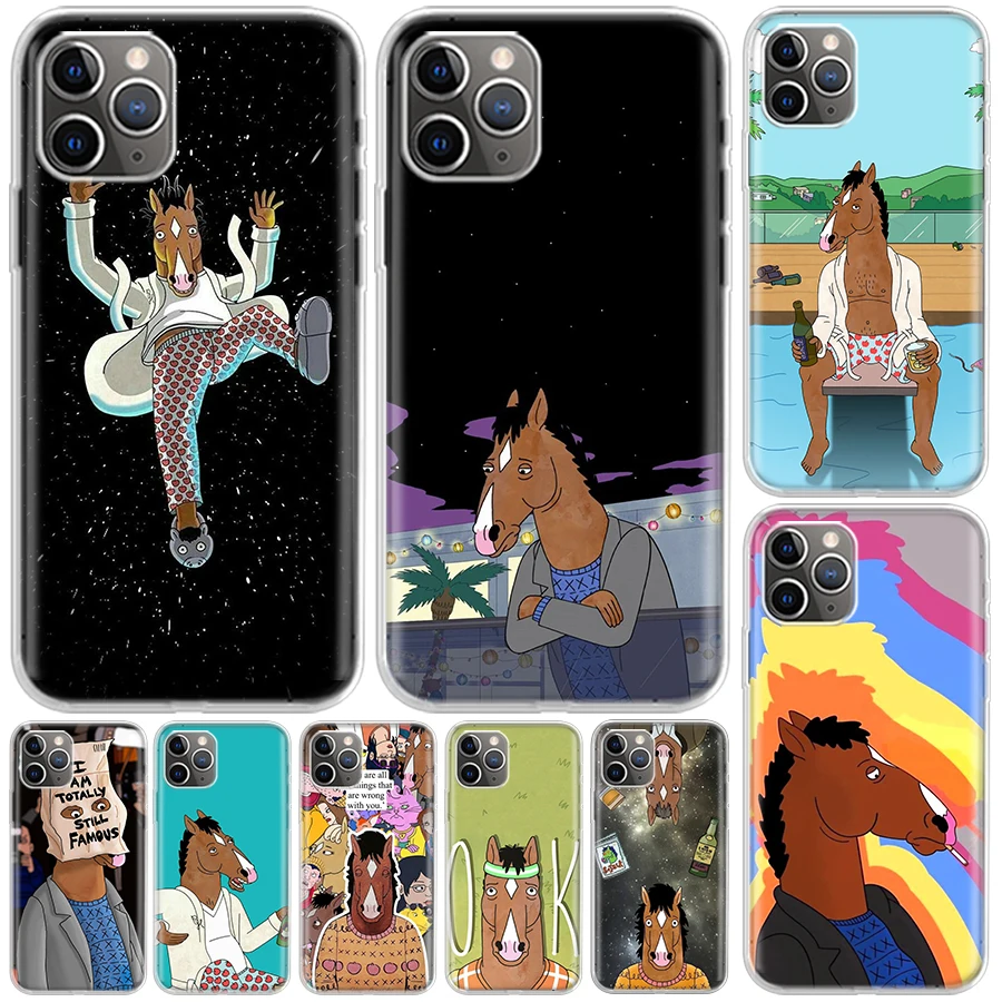 Cartoon B-BoJack Horsemans Cover For iPhone 16 15 14 13 12 11 Pro Max Apple Phone Case X XS 7 Plus 8 + Art Customized Print Shel