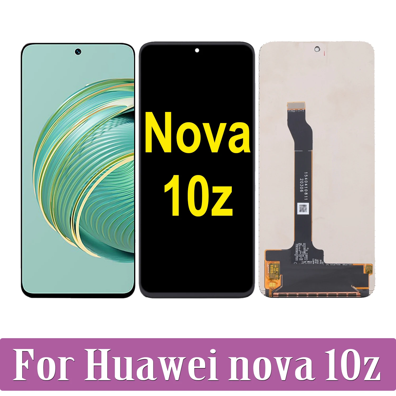 For Huawei Nova 10z CHA-AL80 LCD Display Touch Screen Digitizer Assembly