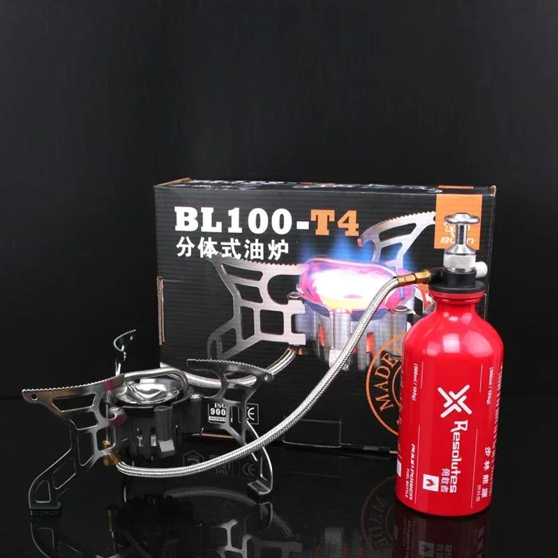 Bulin Camping Stove Foldable Split Gas Stove Outdoor Camp Equipment Portable Cookware Picnic Burners Cooking Tool BL100-T4